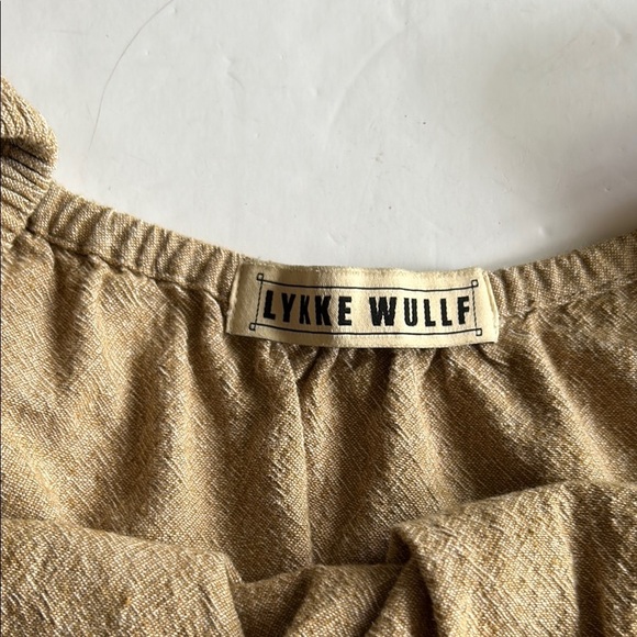 LYKKE WULLF Linen Cotton Crop Top size S - Picture 2 of 5